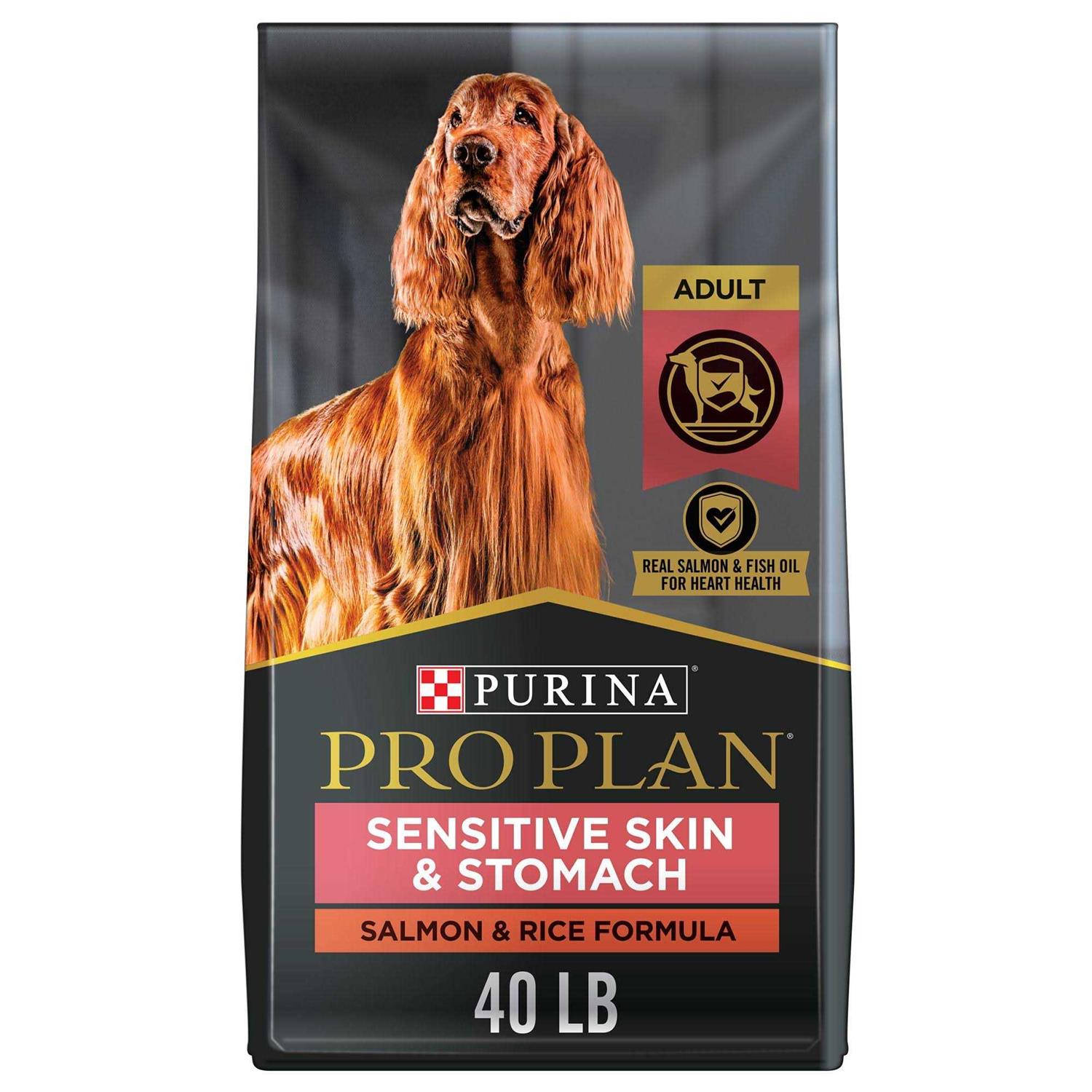 Purina Pro Plan Sensitive Skin & Stomach Salmon & Rice Formula Dry Dog Food
