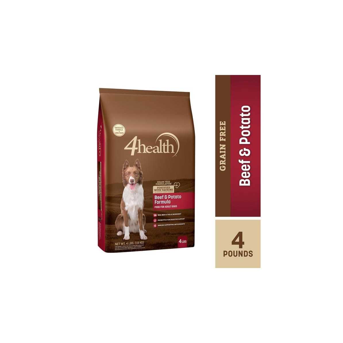 4health Grain Free Formulation Beef and Potato Formula Dry Dog Food 1046158