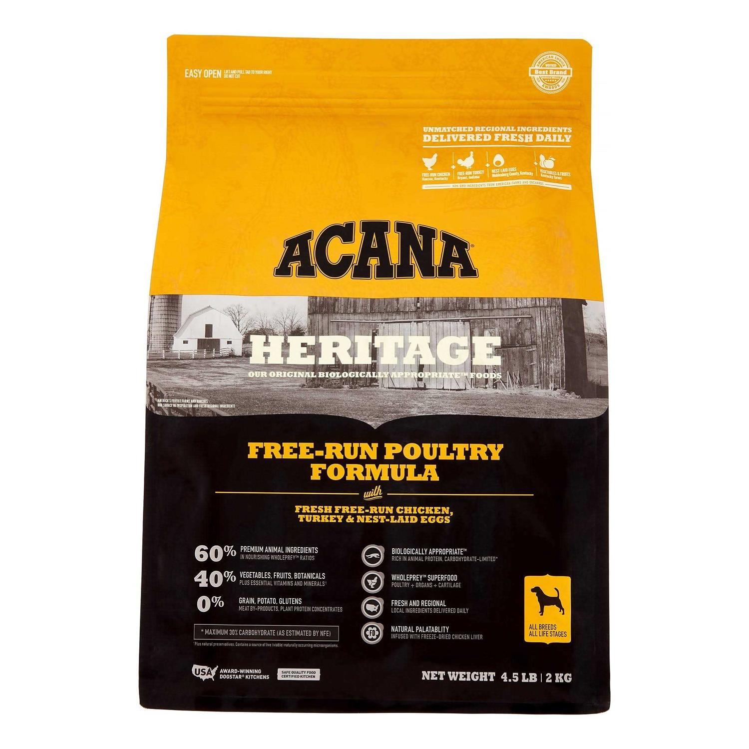 Acana Free-Run Poultry Dry Dog Food