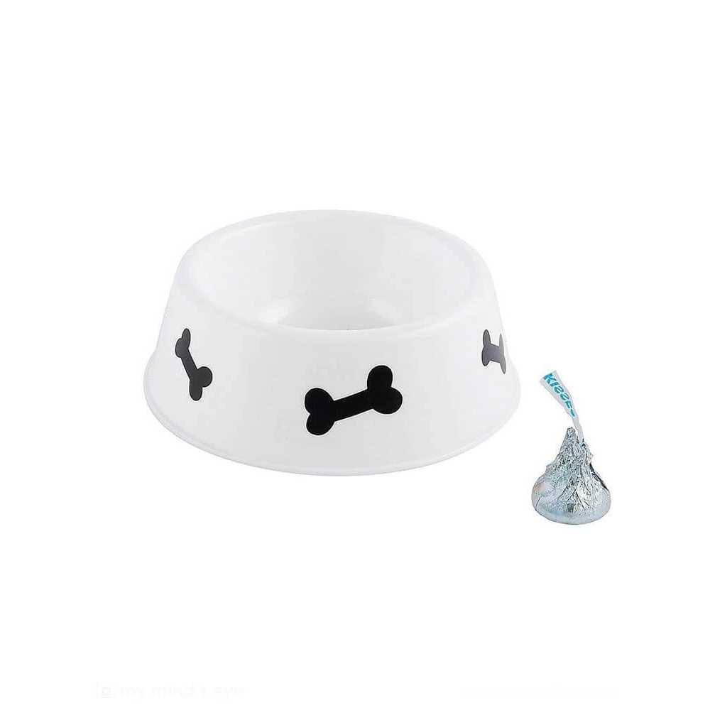 Dog Dish Shaped Party Bowls