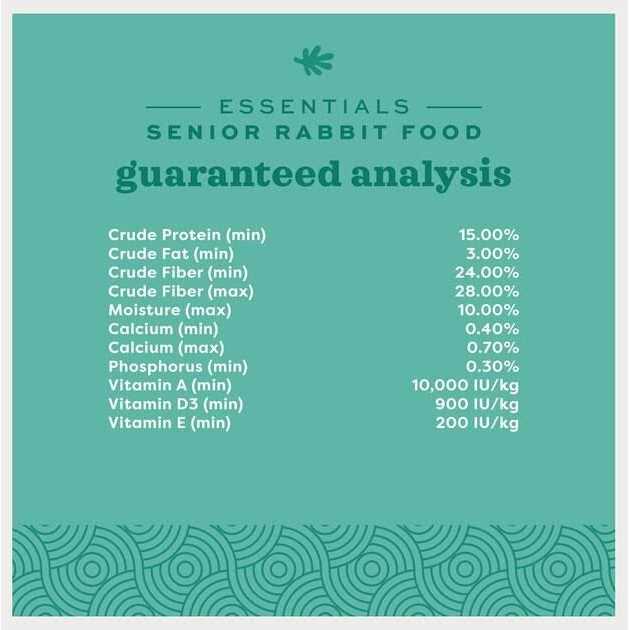 Oxbow Essentials Senior Rabbit Food