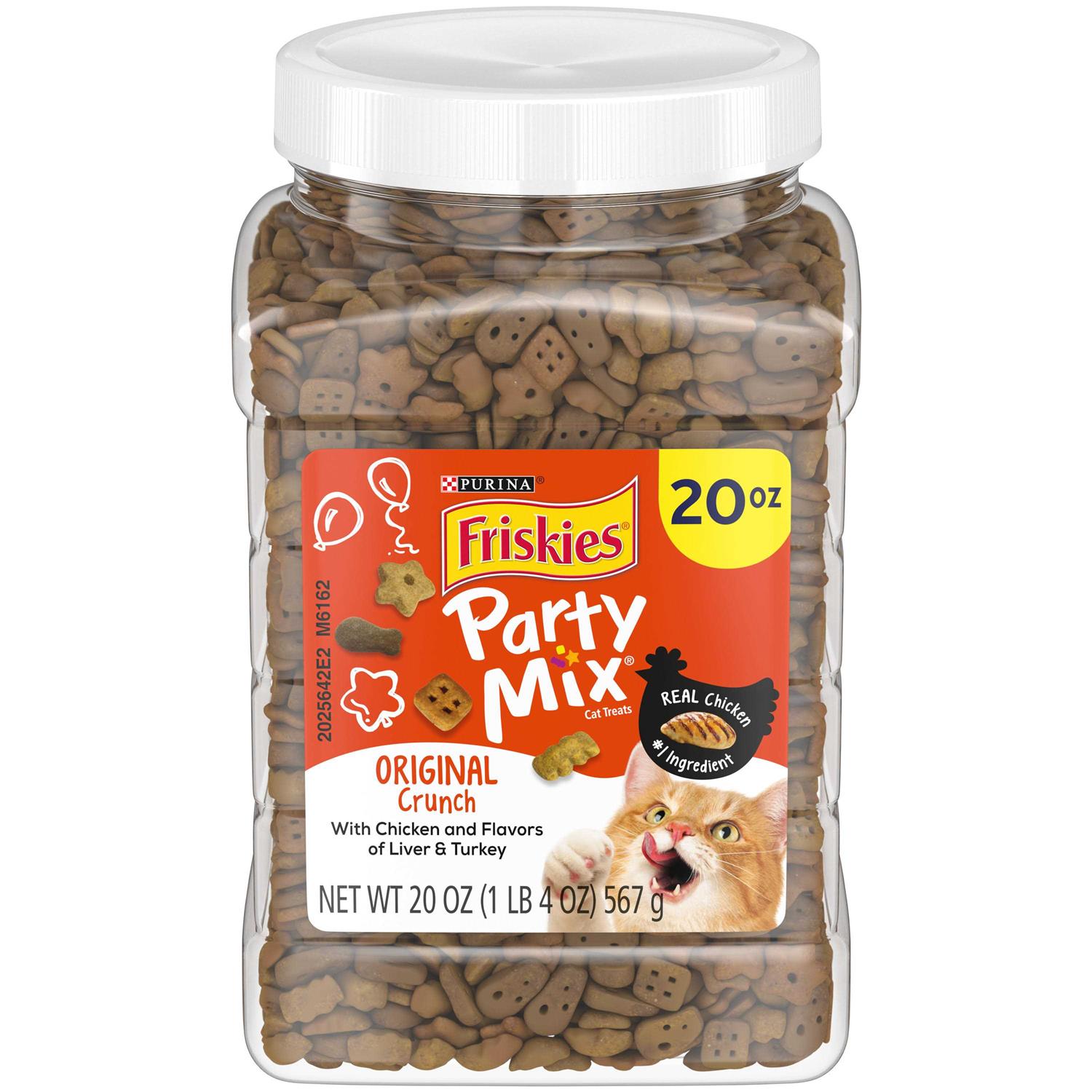 Friskies Cat Treats Party Mix Crunch