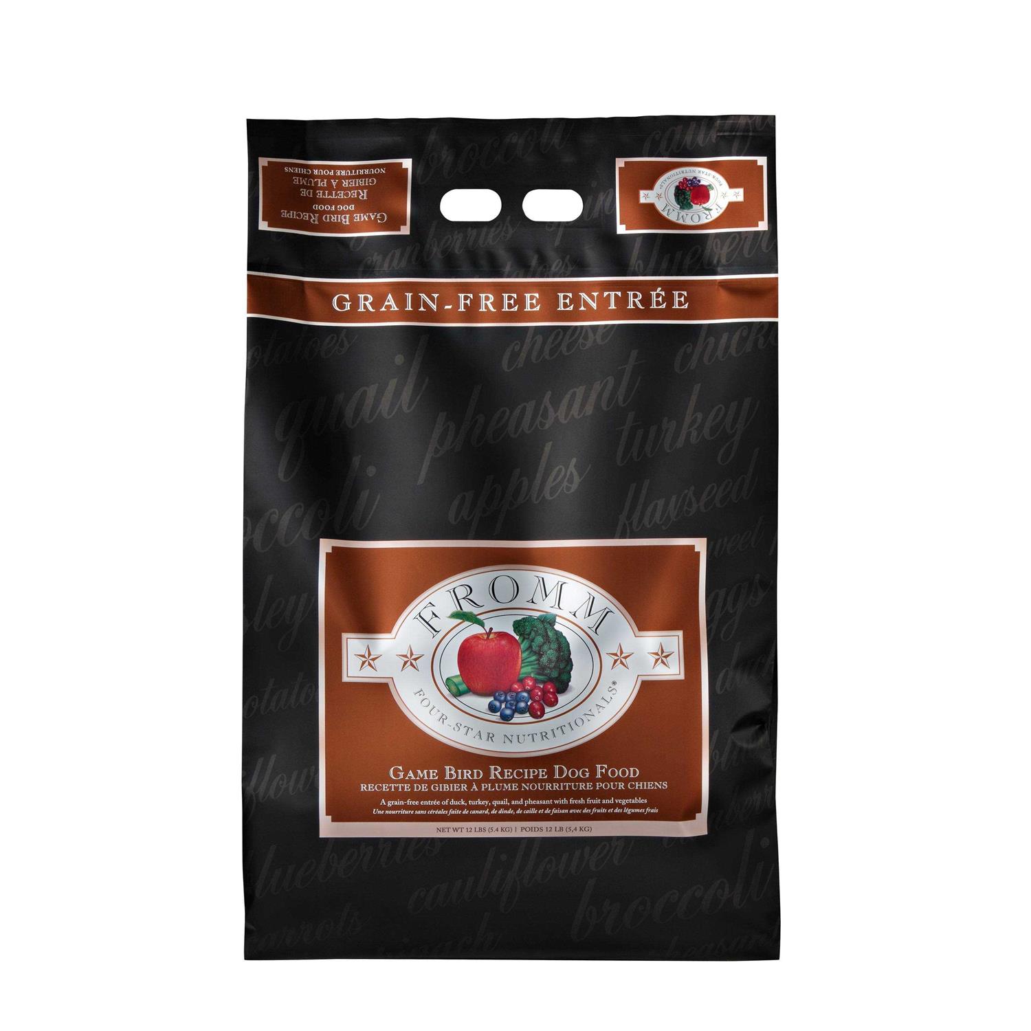 Fromm Four Star Dry Dog Food Game Bird Recipe