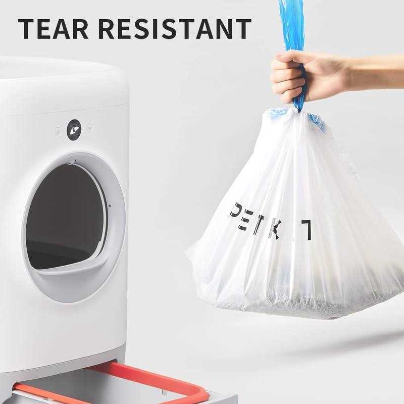 PETKIT PuraX PuraMax Replaced Waste Bags-5 Rolls Portable cat Litter Waste Receptacles Bags for Self-cleaning cat Litter Box
