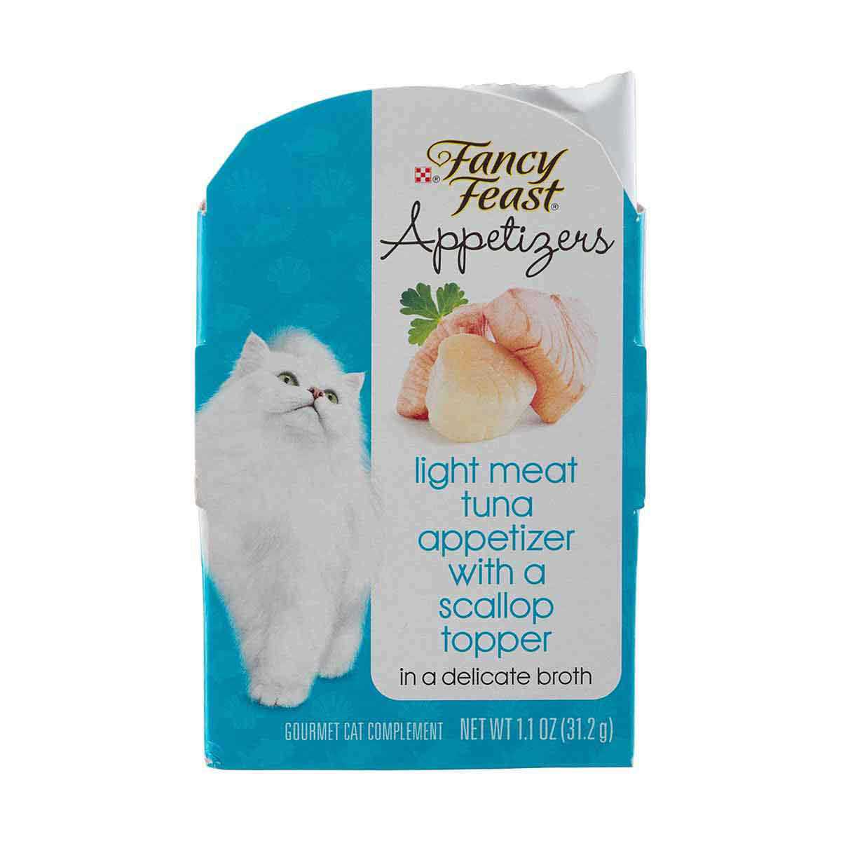 Fancy Feast Appetizers Light Meat Tuna with a Scallop Topper Wet Cat Food