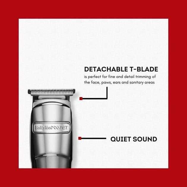 Babyliss Pro Pet Professional Metal Pet Trimmer