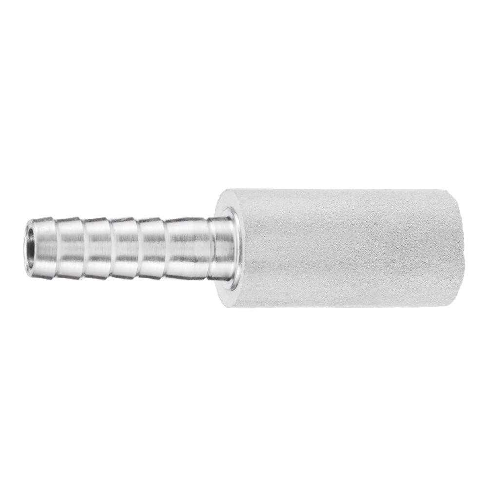 JoyTube Stainless Steel Aeration Stone 0.5 Micron Diffusion Stone with 1/4 Hose Barb