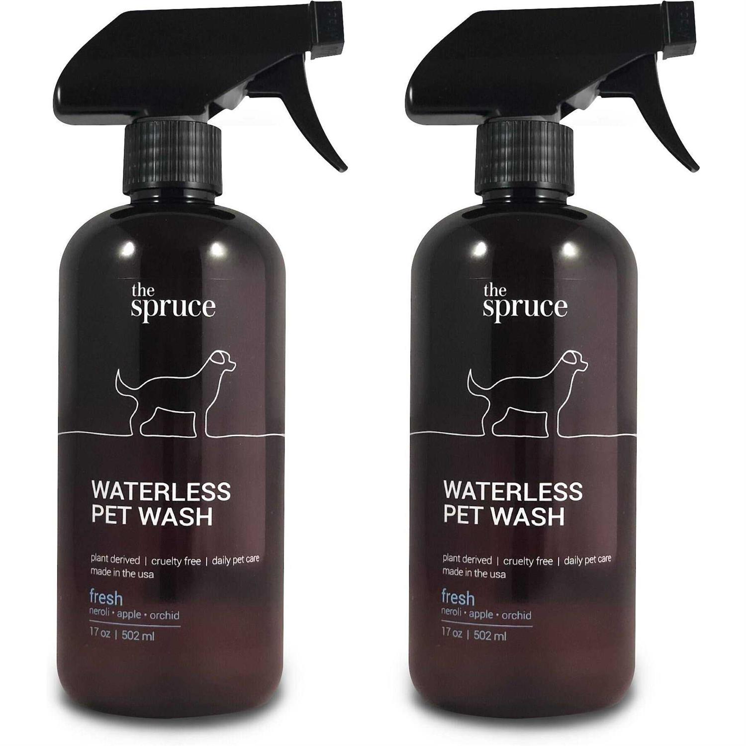 The Spruce Waterless Pet Wash No Rinse Moisturizing Cat & Dog Shampoo