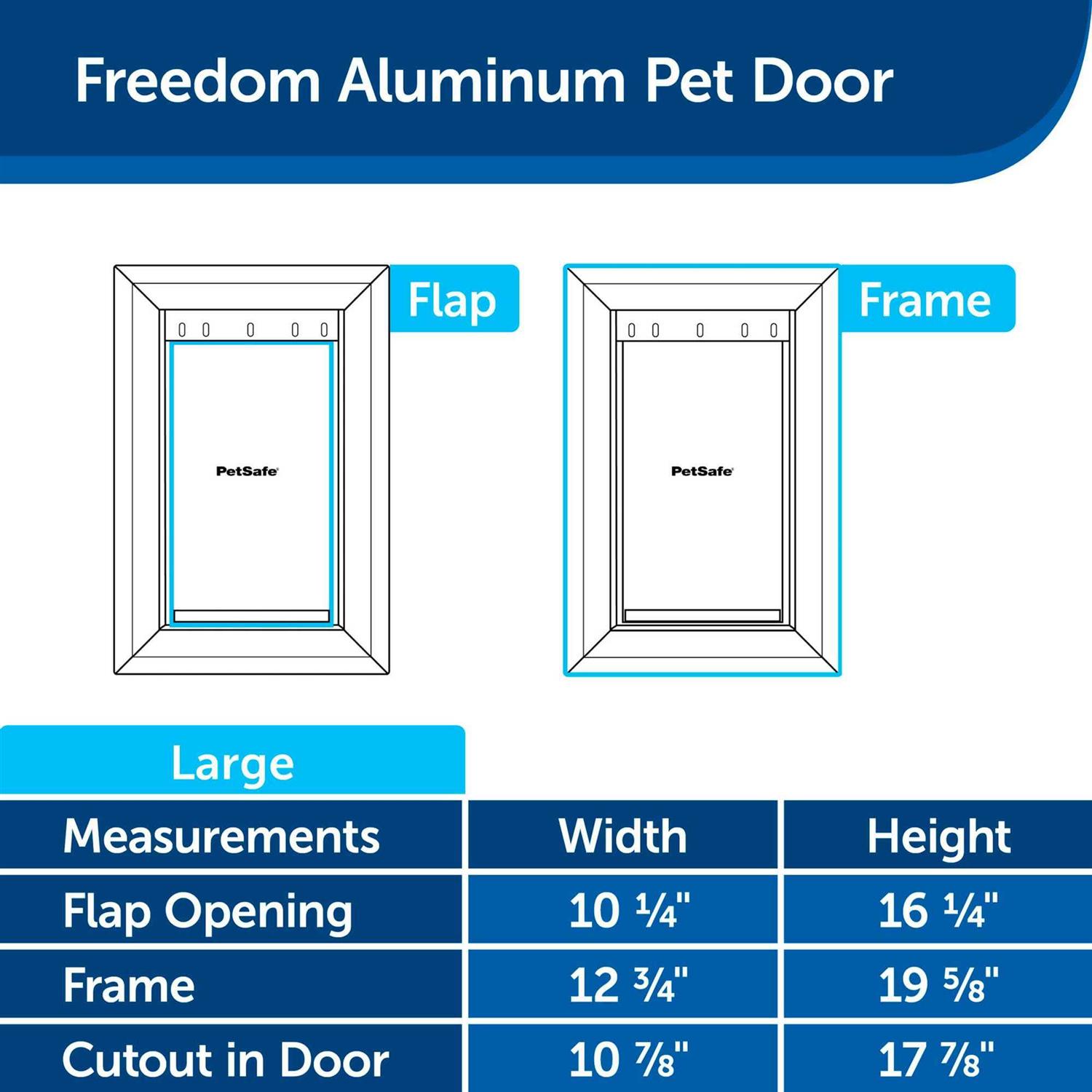 PetSafe Aluminum Freedom Pet Door