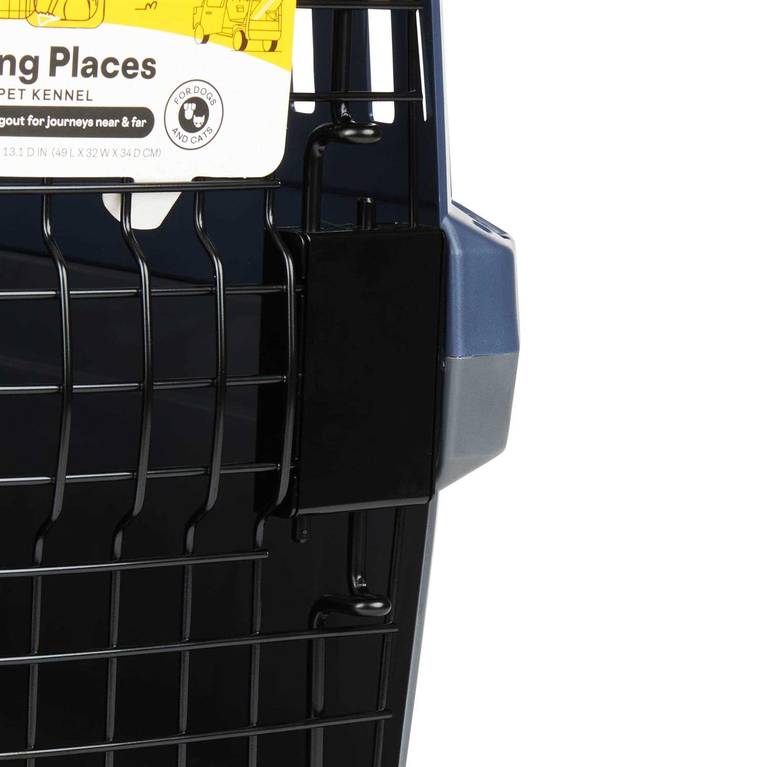 EveryYay Going Places Grey 2-Door Pet Kennel