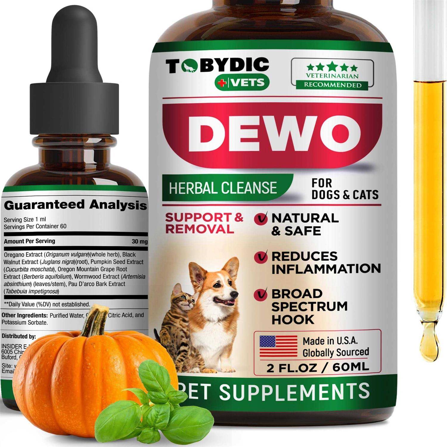 Tobydic Broad Spectrum Herbal Medicine for Cats & Dogs