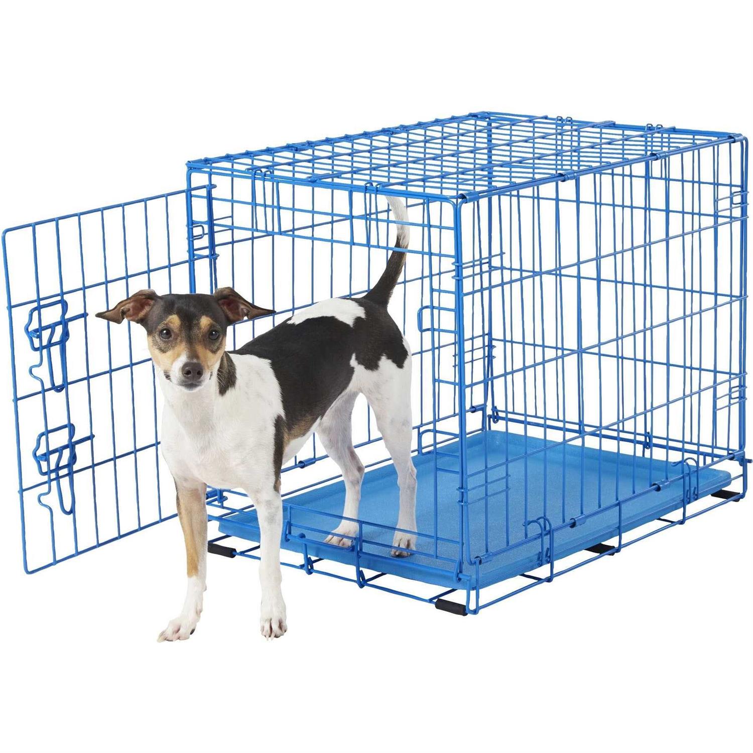Frisco Fold & Carry Single Door Collapsible Wire Dog Crate