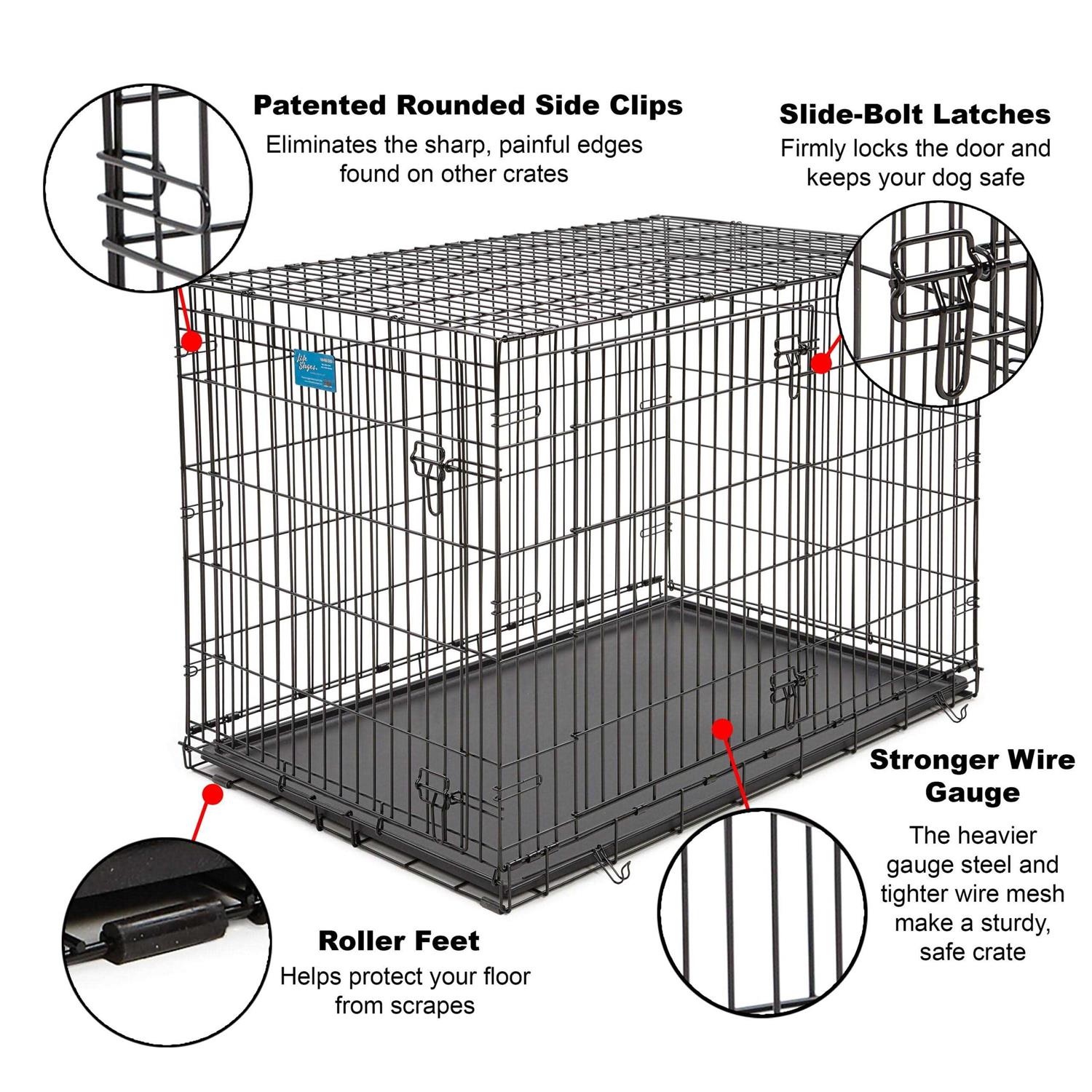 Midwest Life Stages Double Door Dog Crate