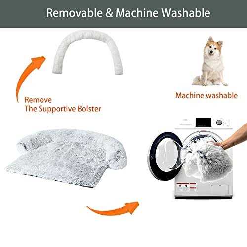 Tinaco Luxurious Calming Dogscats Bed Mats Washable Removable Couch Cover