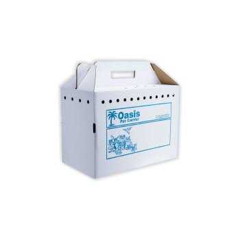 Oasis Disposable Pet Carrier Cardboard 17.5. x 12.25 x 8.75