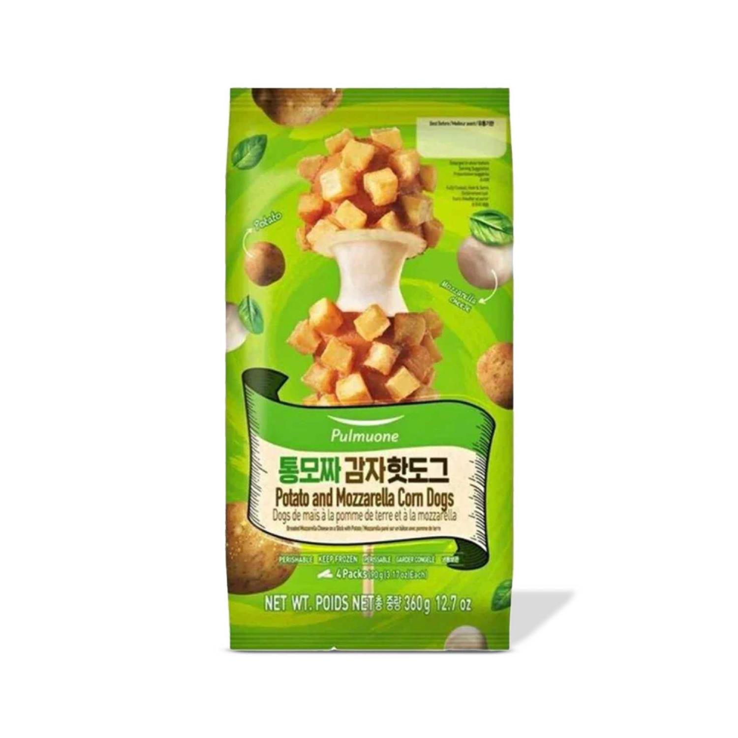 Pulmuone Potato and Mozzarella Corn Dogs