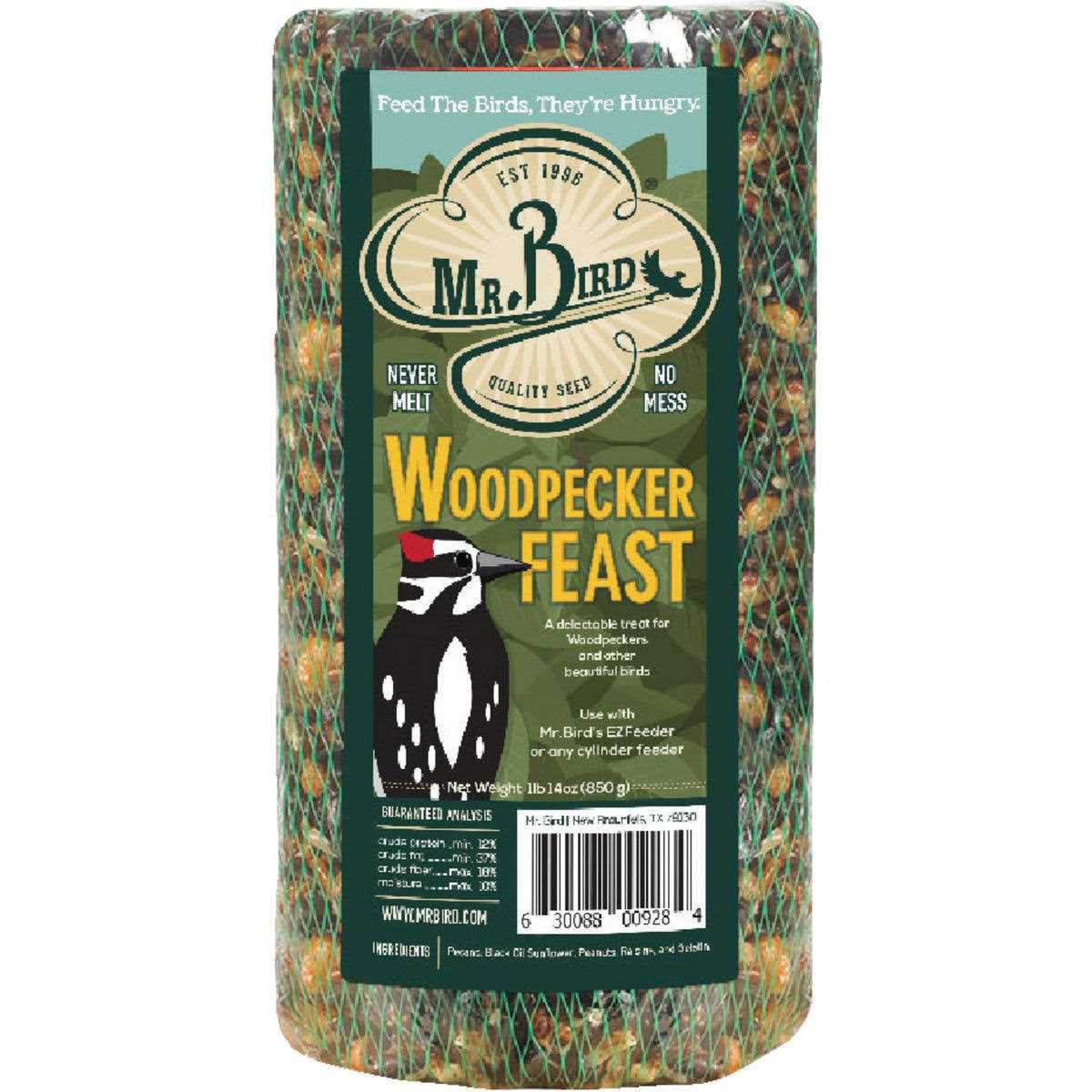 Mr. Bird Woodpecker Feast Cylinder