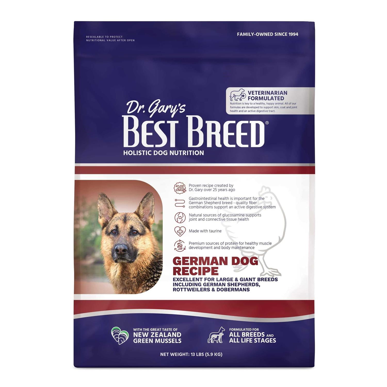 Dr. Gary’s Best Breed German Dry Dog Food