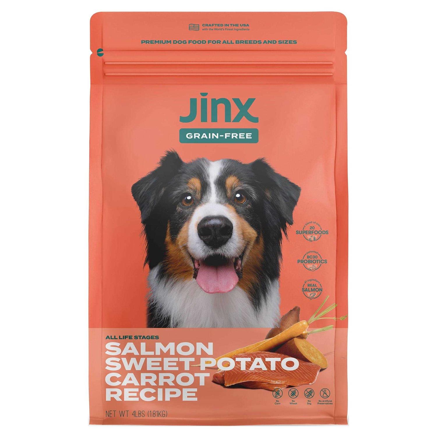 Jinx Salmon Sweet Potato Carrot Grain Free Dog Food