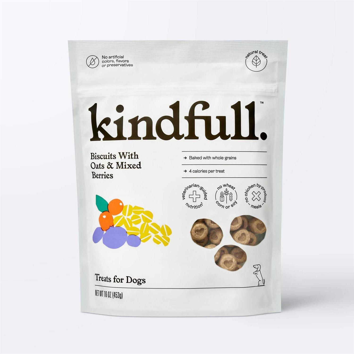 Kindfull Biscuit with Oats and Real Dog Treats