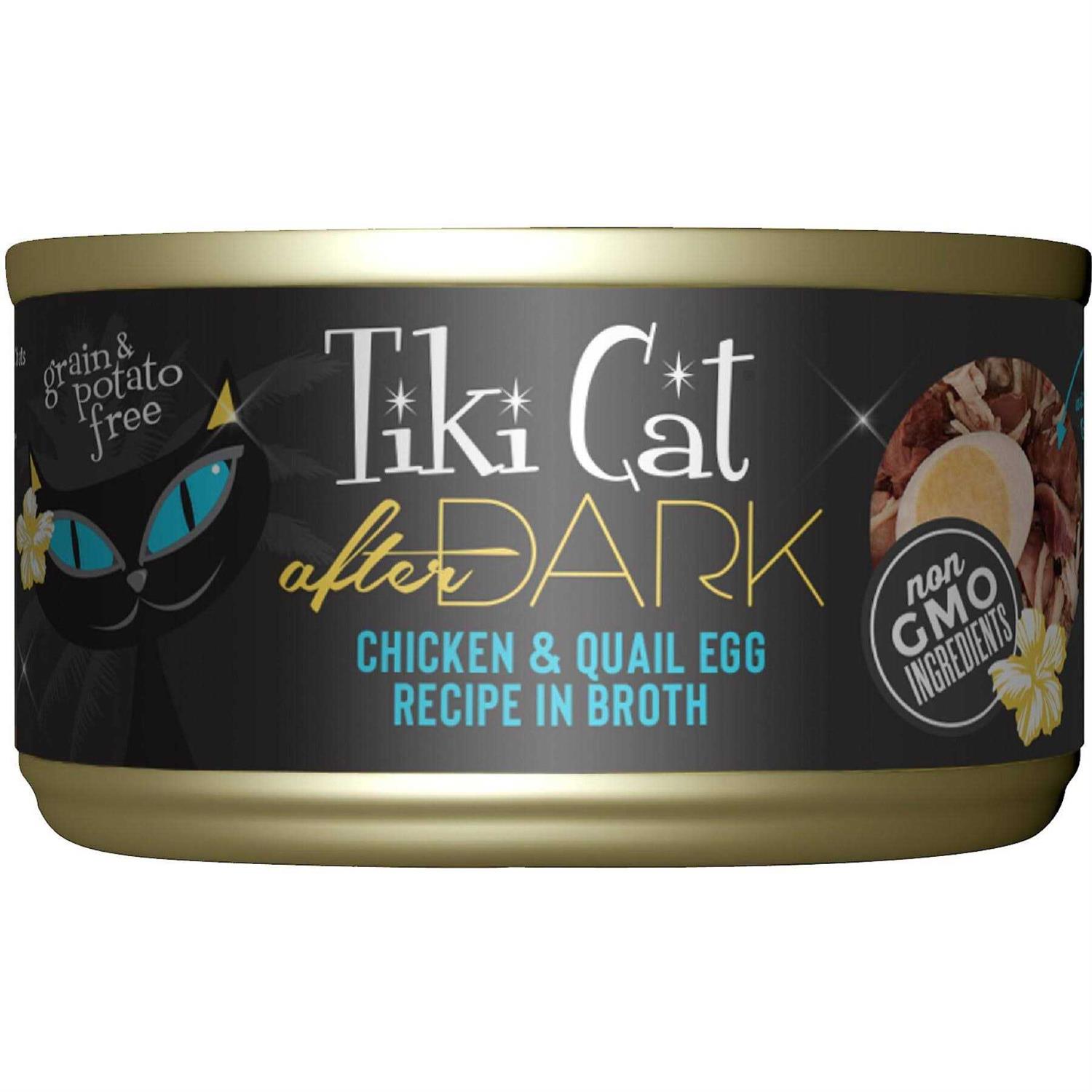 Tiki Cat After Dark Cat Food Chicken Quail