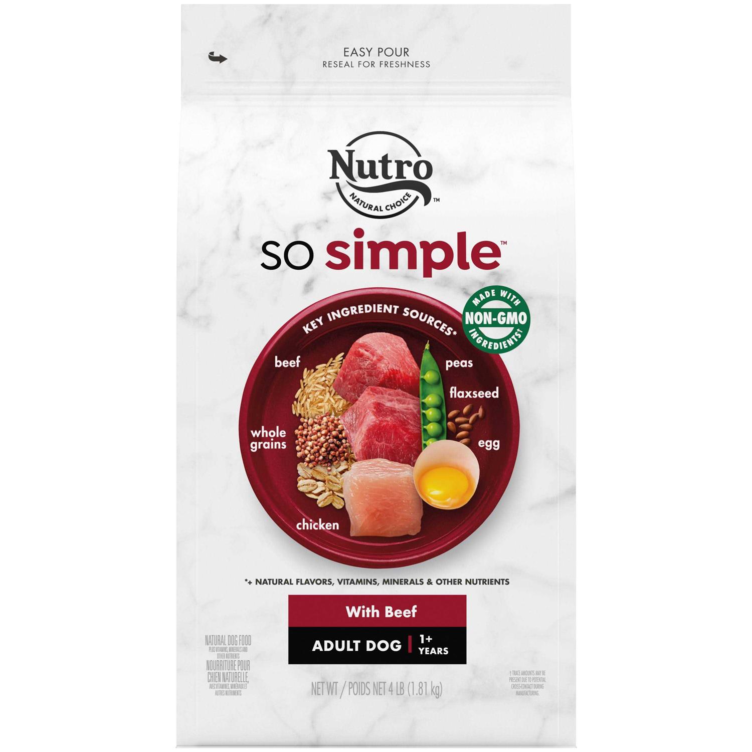 Nutro So Simple Beef Adult Dry Dog Food