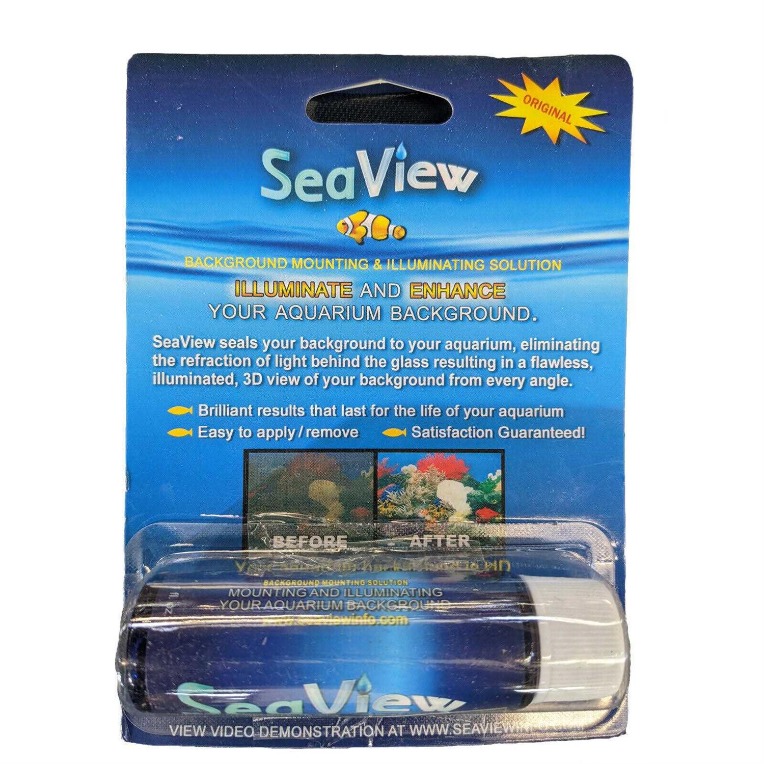 Seaview Aquarium Background Mounting and Illumination Solution