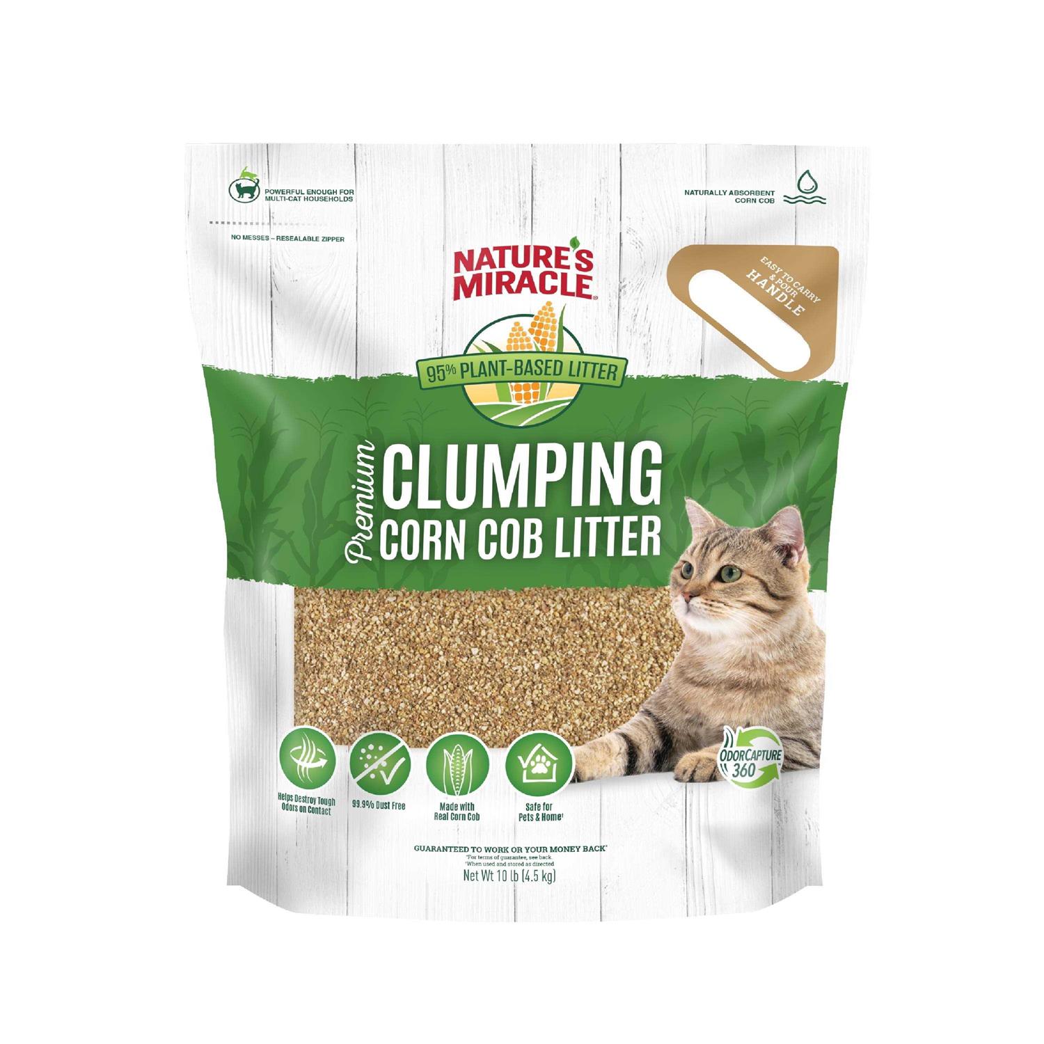 Nature’s Miracle Premium Clumping Corn Cob Litter