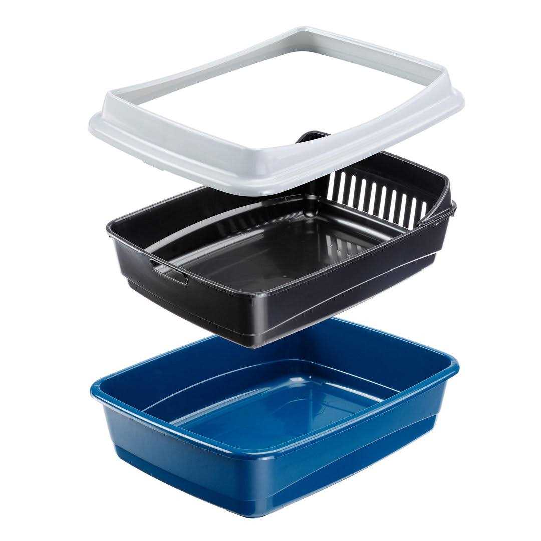 Ferplast Ariel Plus Litter Box with Litter Guard