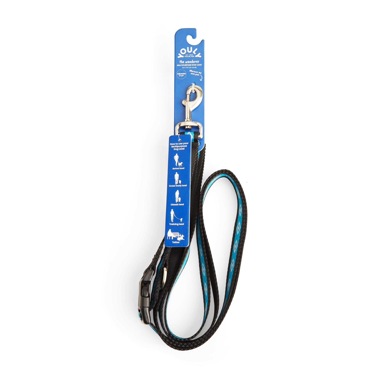 YOULY The Wanderer Diamond Multipurpose Dog Lead