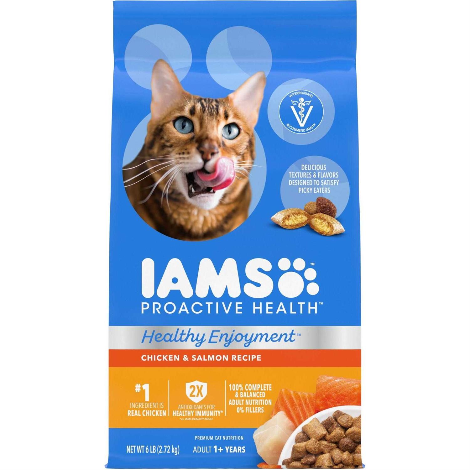 Iams Healthy Enjoyment Chicken & Salmon Dry Cat Food