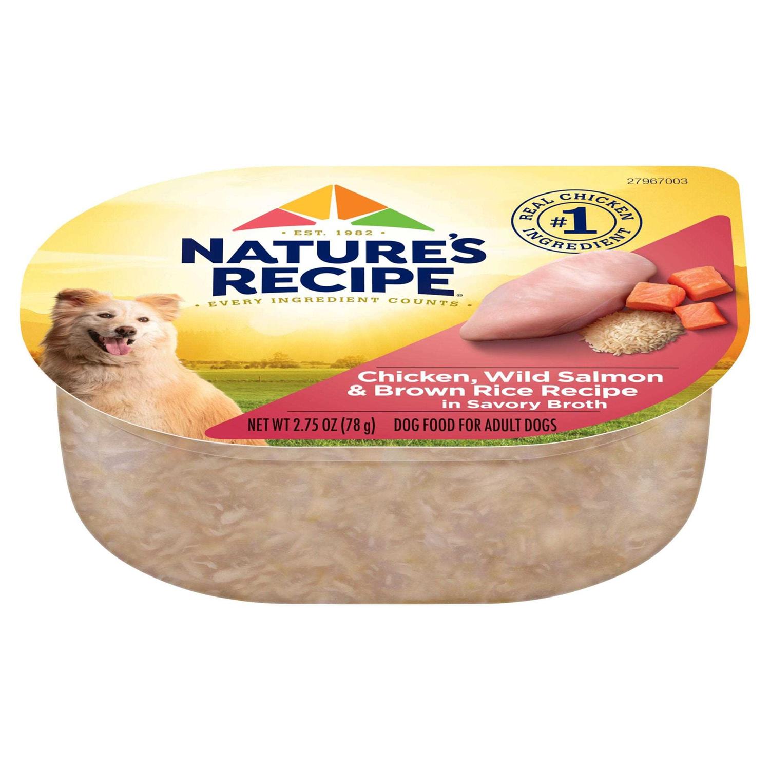 Nature’s Recipe Wet Dog Food Chicken Recipe in Broth