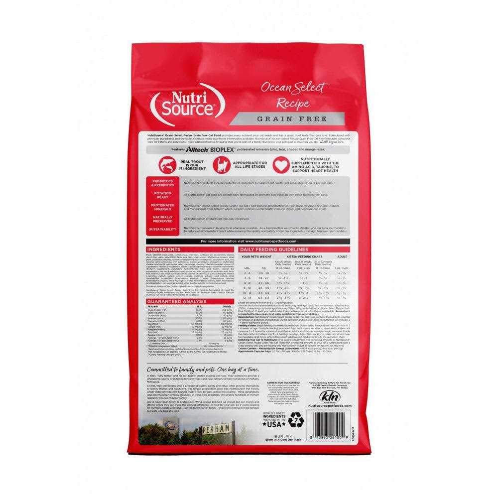 NutriSource Grain Free Ocean Select Cat Food