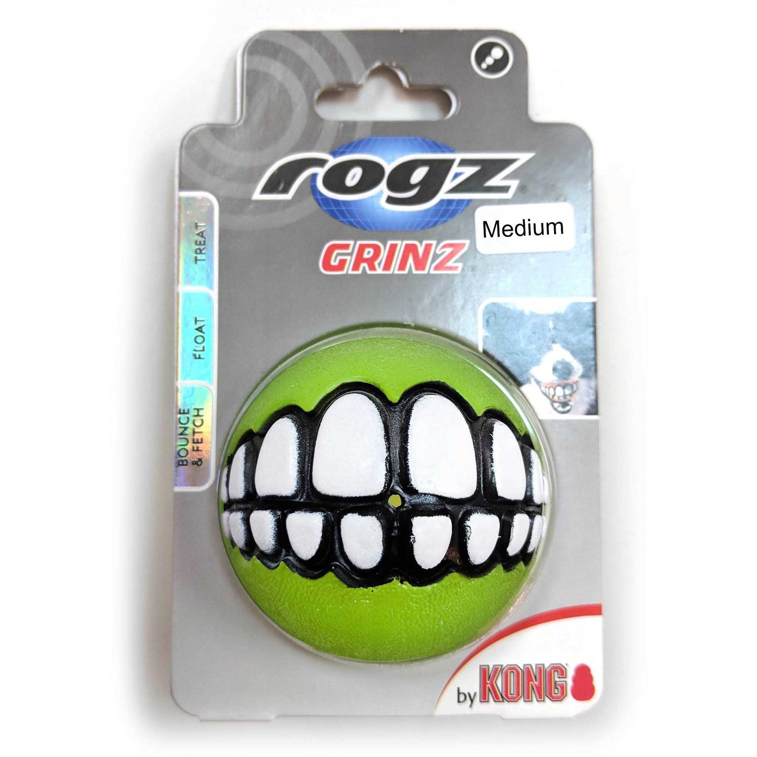 Rogz Grinz Ball Dog Toy