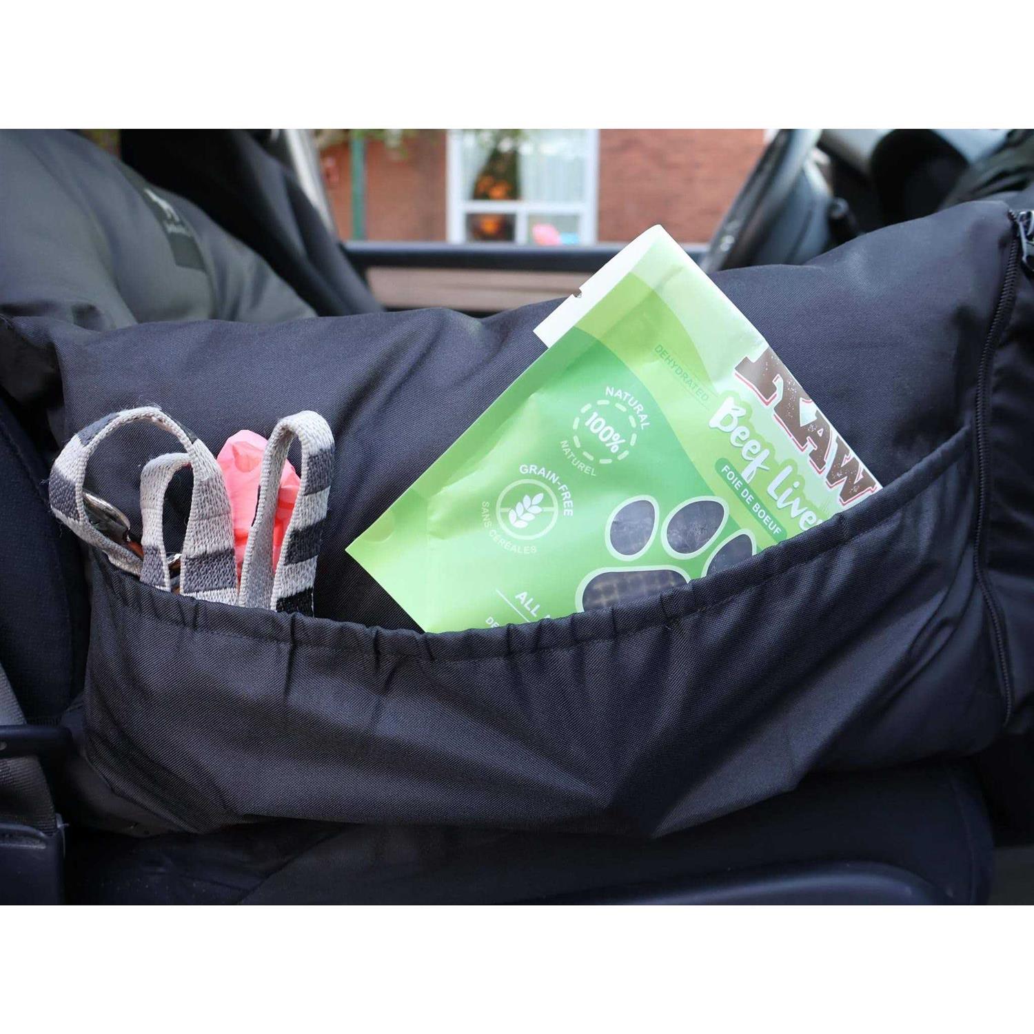 JACKO & CO Premium Dog Car Seat & Booster Seat for Small & Medium Pets Under 35lbs