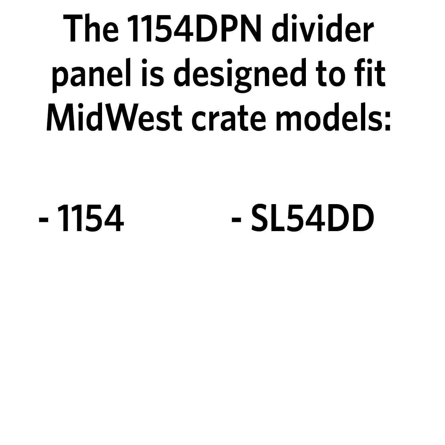 Midwest Homes for Pets Divider Panel Fits Models