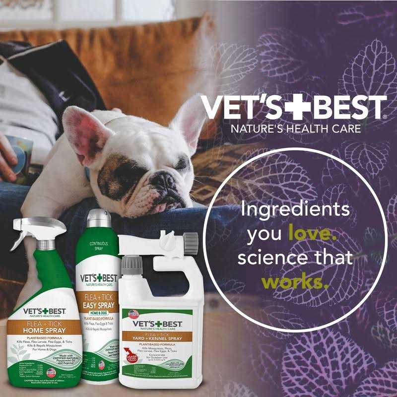 Vet’s Best Flea & Tick Easy Spray for Home and Dog