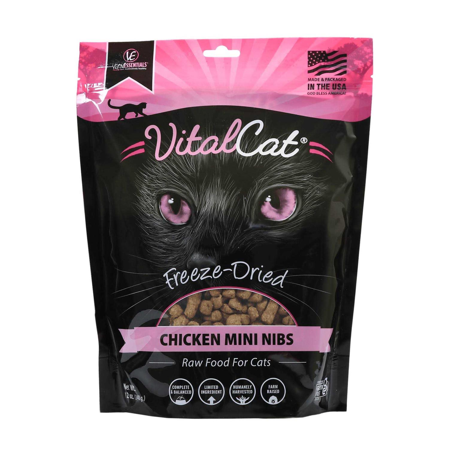 Vital Essentials Entree Mini Nibs Freeze-Dried Raw Cat Food