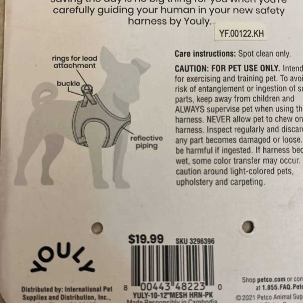 YOULY Mesh Dog Harness