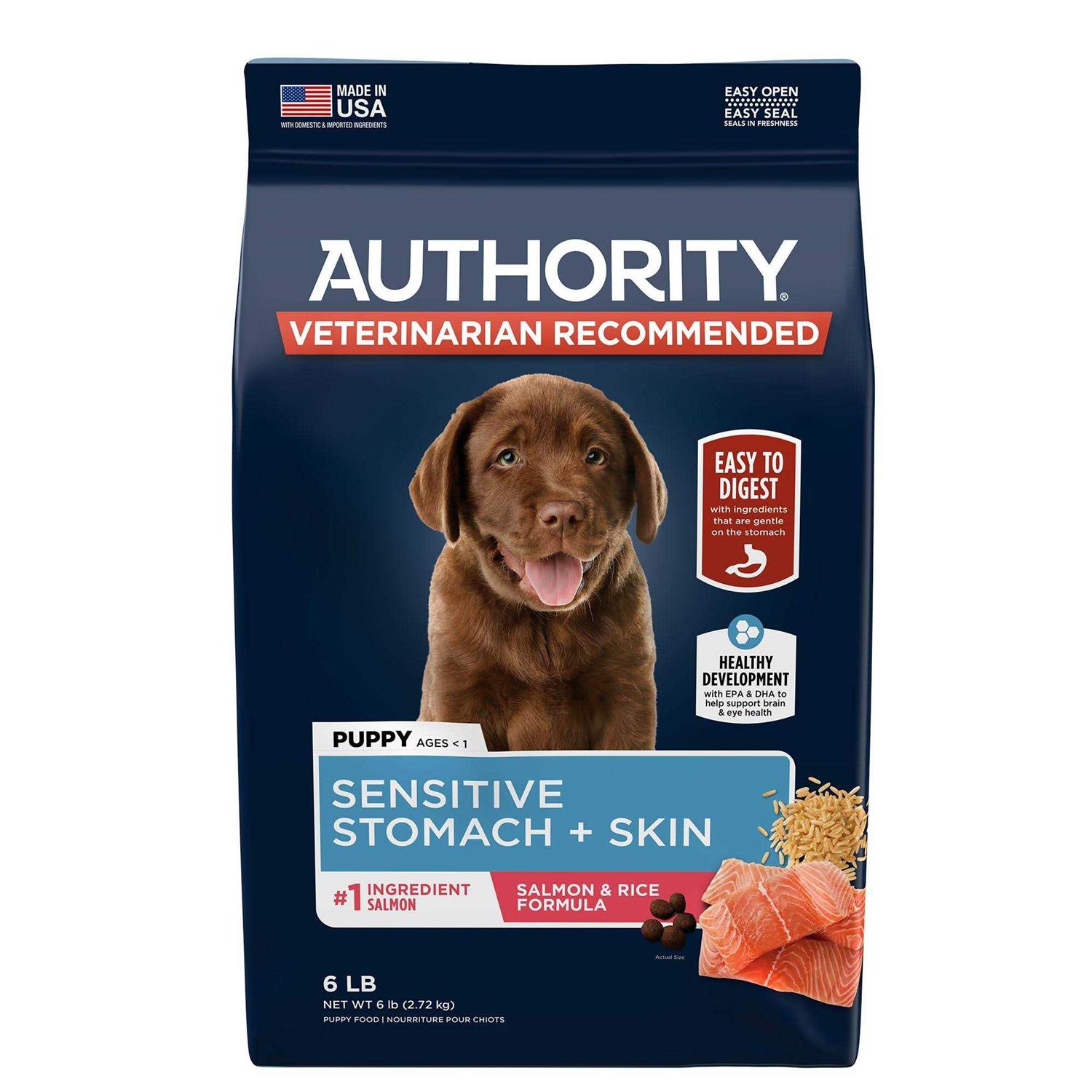 Authority Sensitive Stomach and Skin Puppy Dry Dog Food