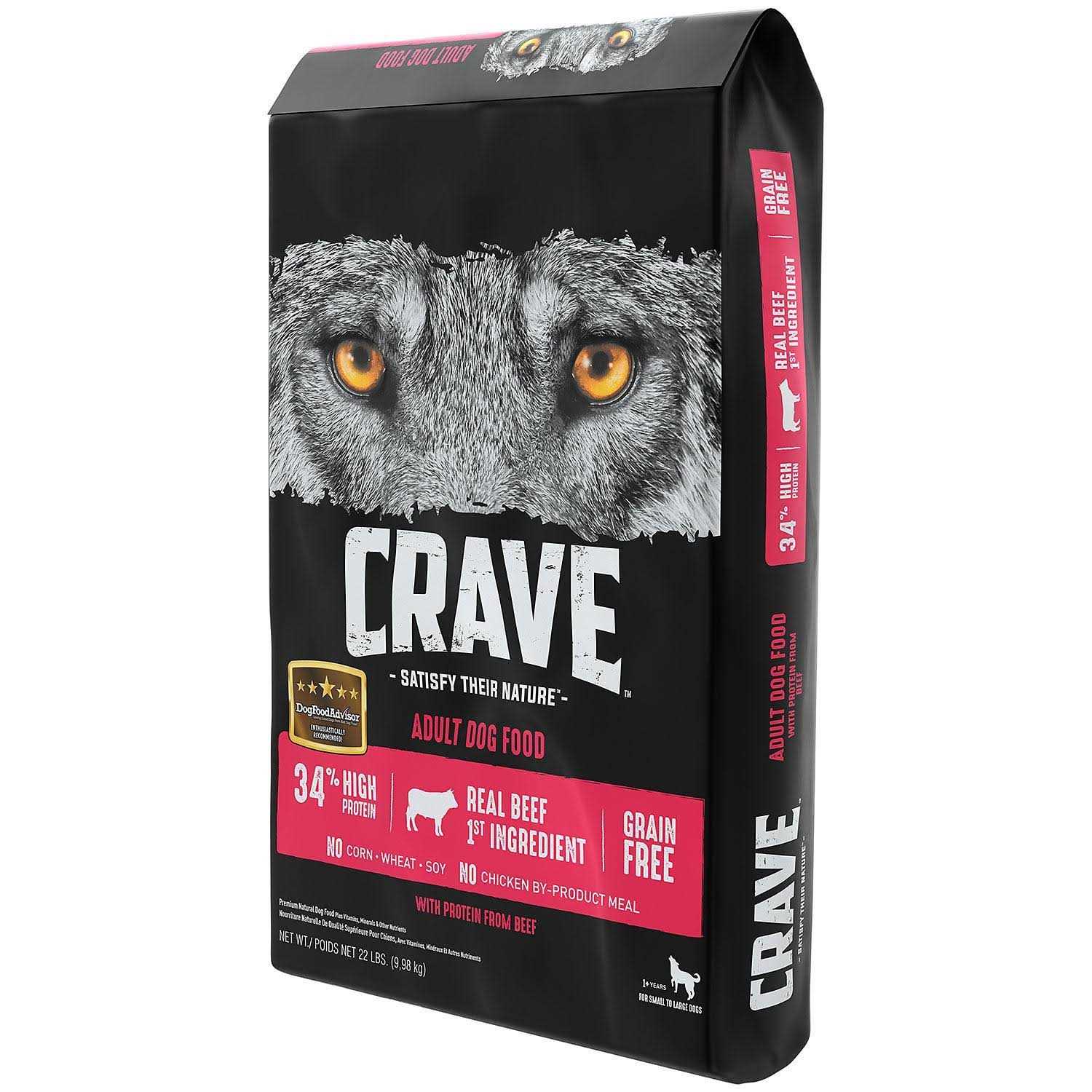 Crave Grain Free Adult Dry Dog Food with Protein
