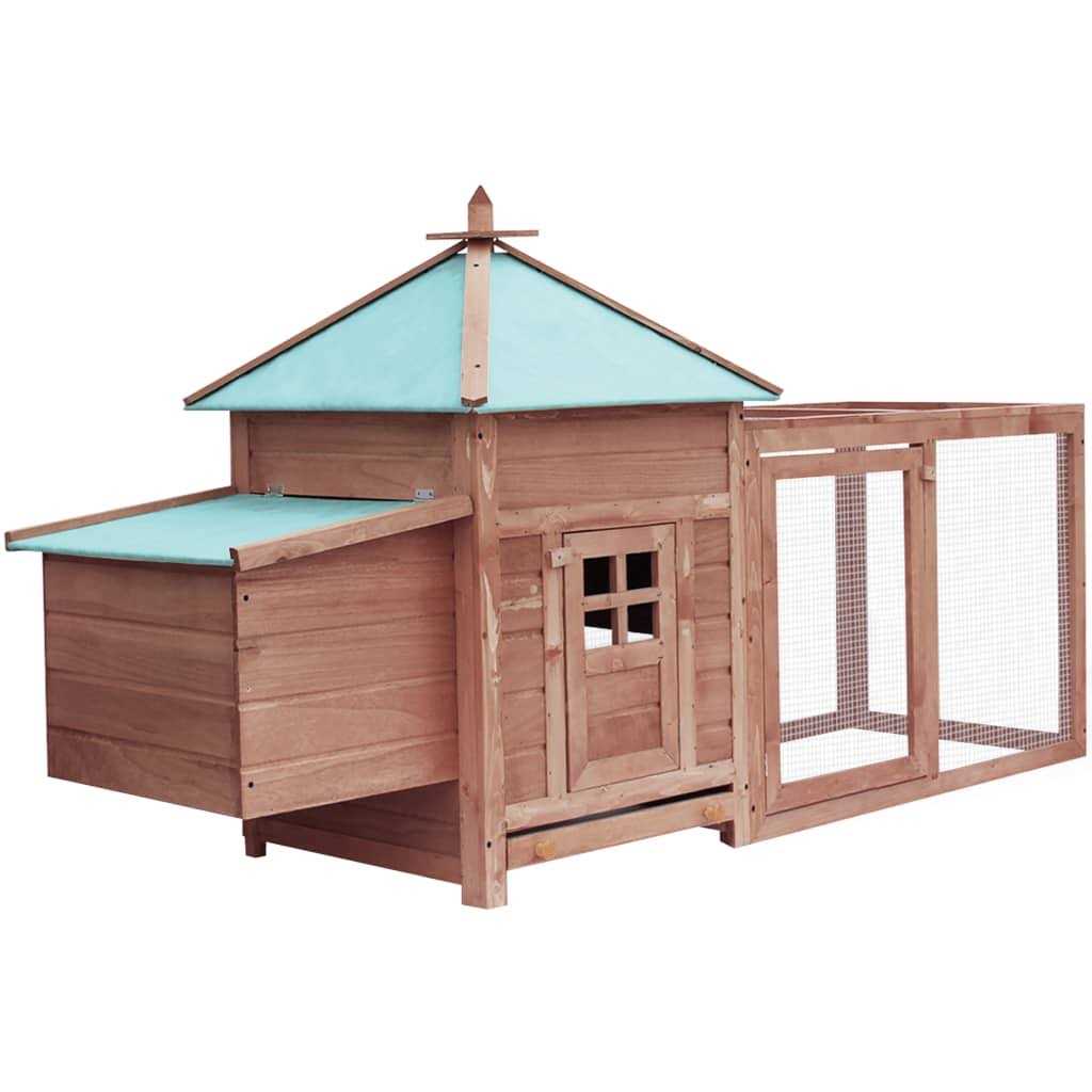vidaXL Chicken Coop with Nest Box