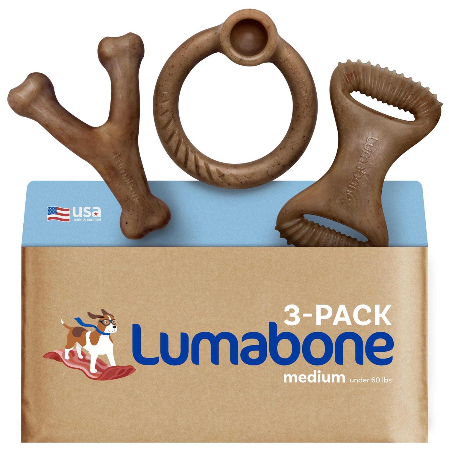 Lumabone Durable Dog Chew Toys