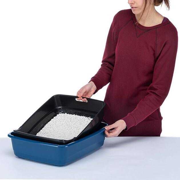 Ferplast Ariel Plus Litter Box with Litter Guard