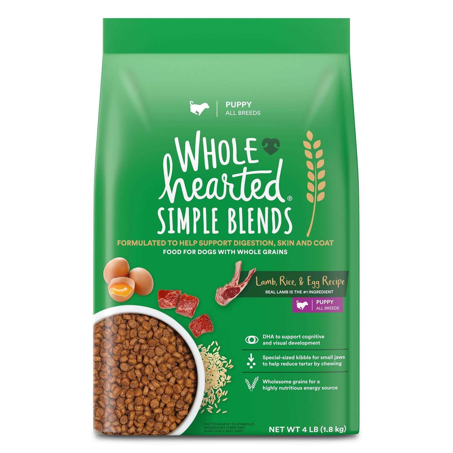 WholeHearted Simple Blends Lamb Rice & Egg Recipe Dry Food