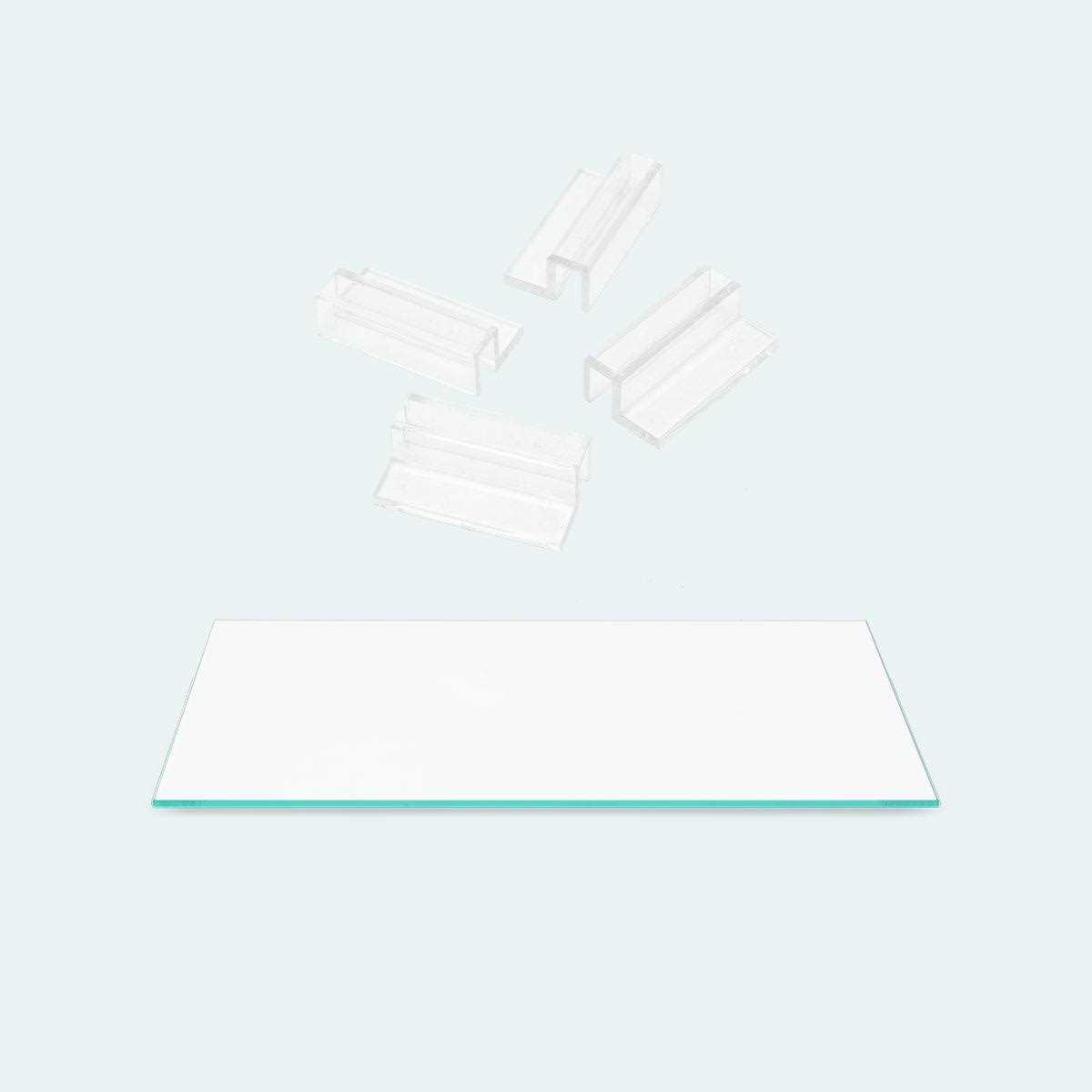 UNS Rimless Tank Glass Lids 3N Lid + Clips