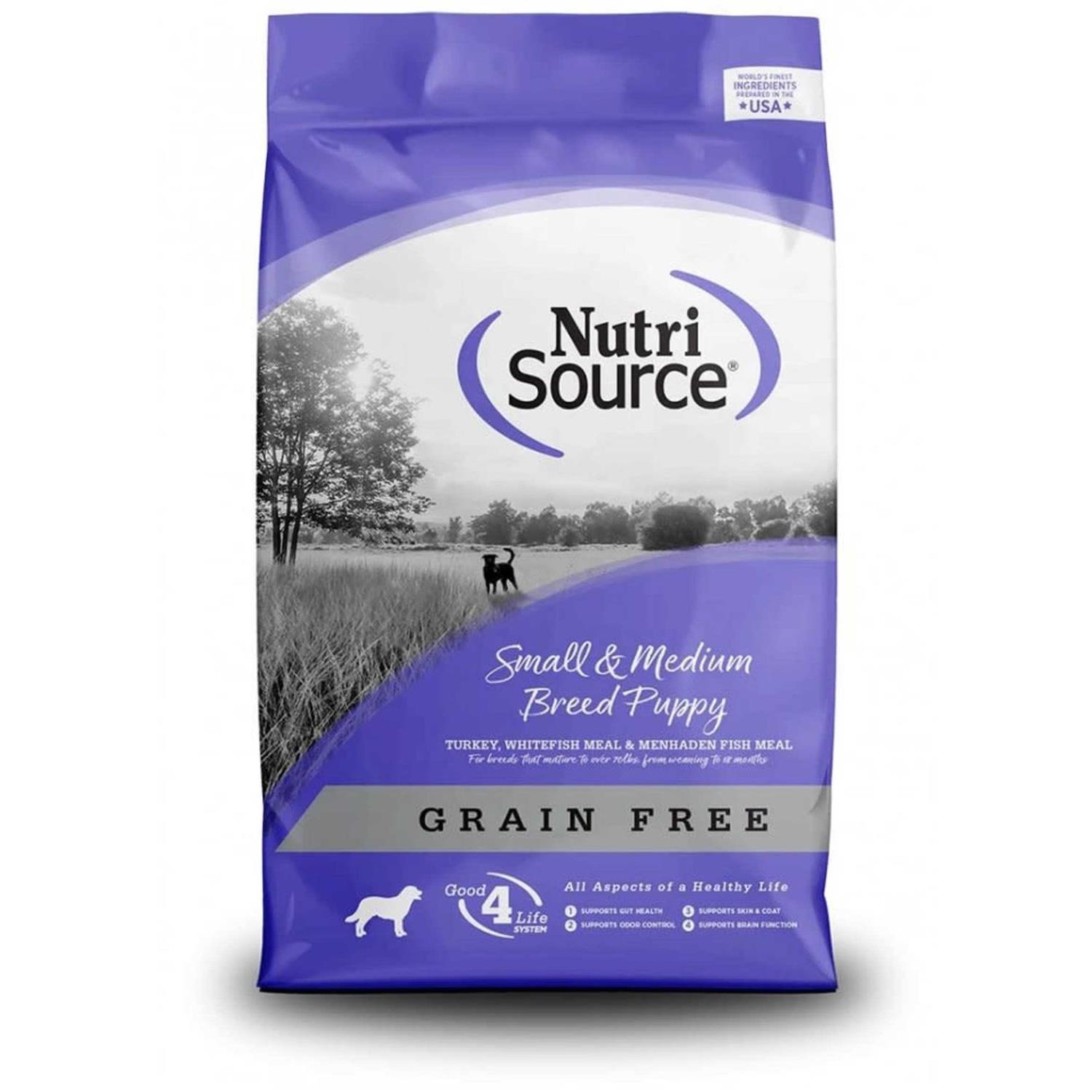 NutriSource Dog Food Grain Free Small & Medium Breed Puppy