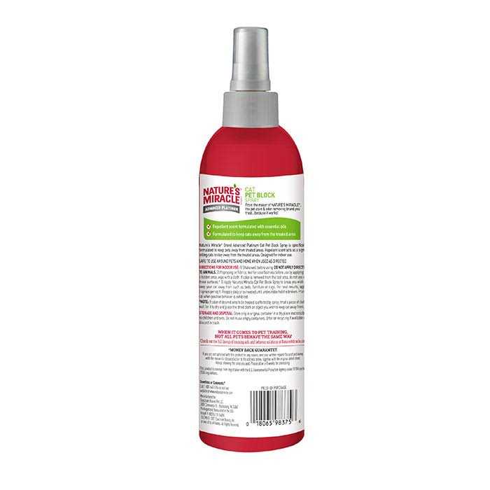Nature’s Miracle Advanced Platinum Cat Pet Block Repellent Spray