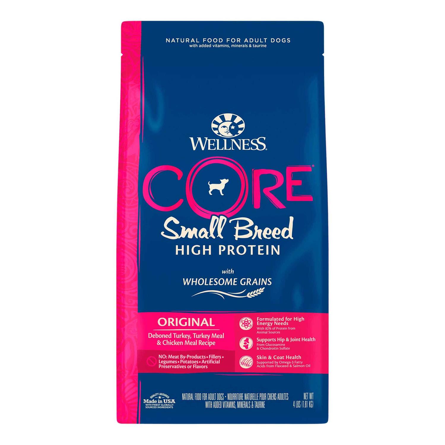 Wellness CORE High Protein Wholesome Grains Small Breed Original Recipe Dry Dog Food