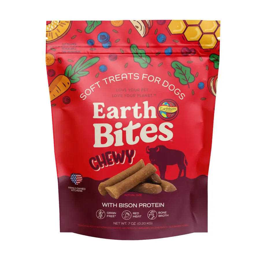 Earthborn Holistic EarthBites Chewy Soft Dog Treats 7 oz
